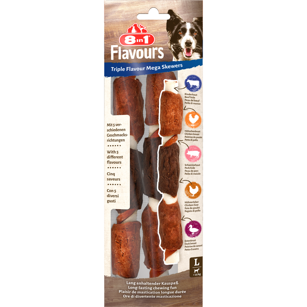 8in1 Triple Flavour Mega Skewers 160 g