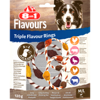 8in1 Triple Flavour Rings M/L, 120 g