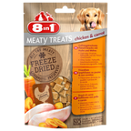 8in1 Meaty Treats Freeze Dried Chicken & Carrots 50 g