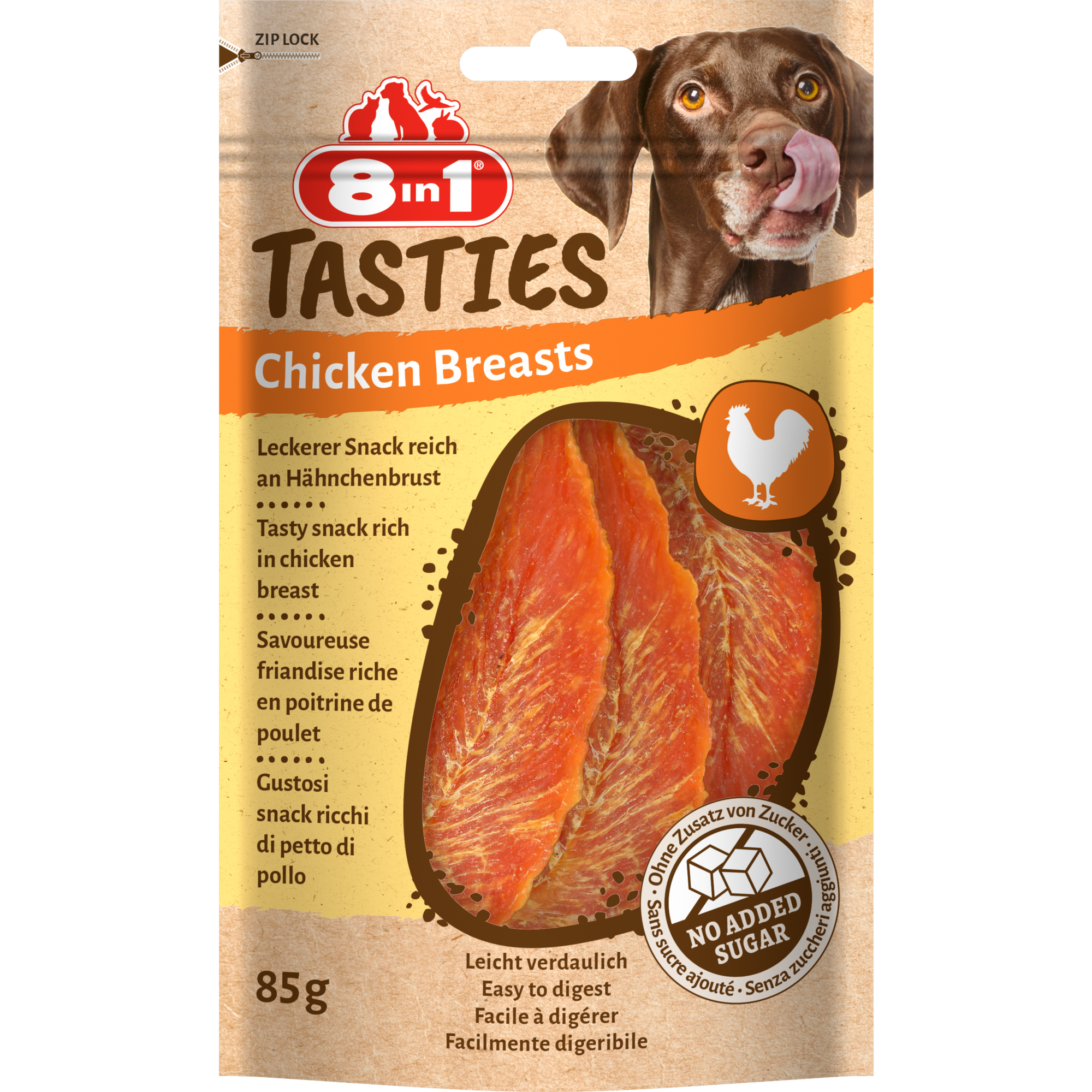 8in1 Tasties Chicken Breasts 85 g