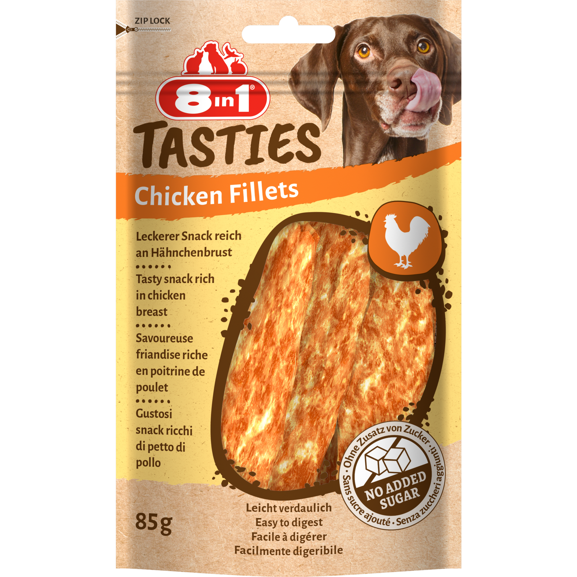 8in1 Tasties Chicken Fillets 85 g