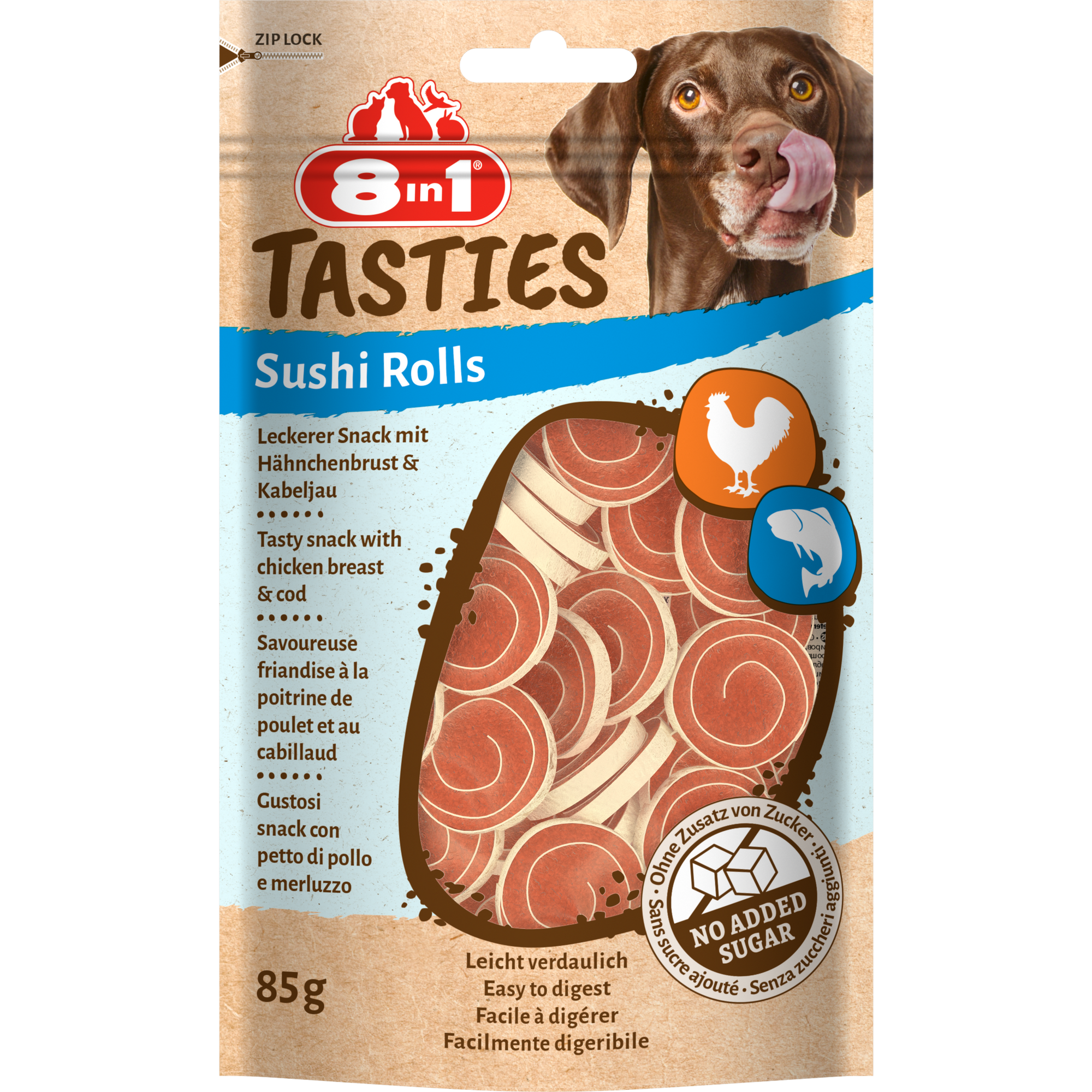 8in1 Tasties Sushi Rolls 85 g