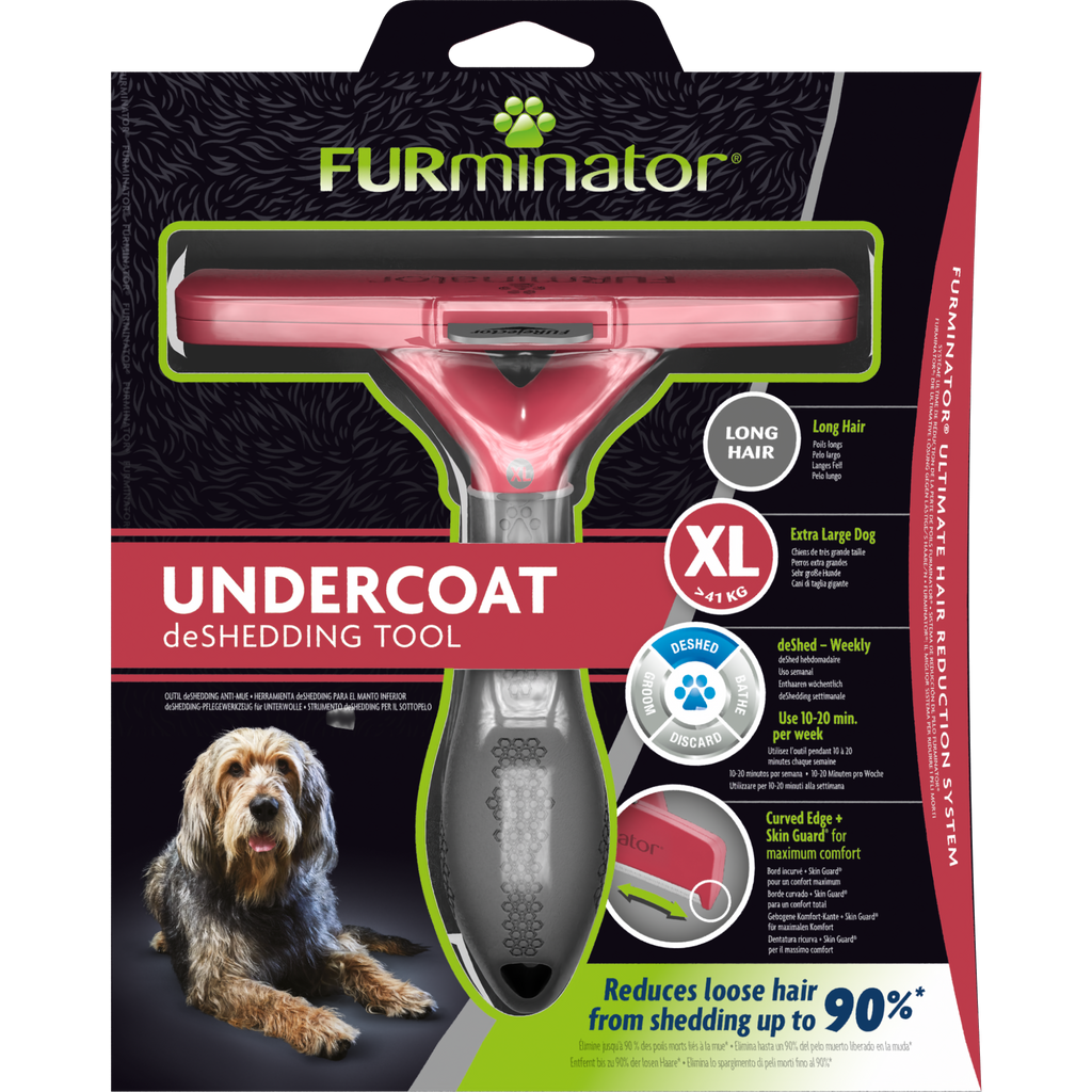 FURminator Undercoat deShedding Tool – XLarge Dog, Long Hair