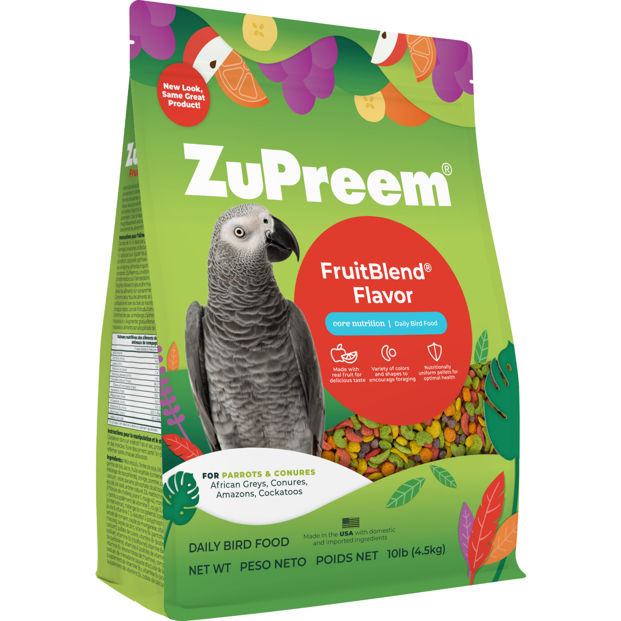 Fruitblend Flavor Medium & Large Parrot Food