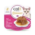 Catit Fish Dinner, Salmon & Green Beans 75 g, 6 pcs/box