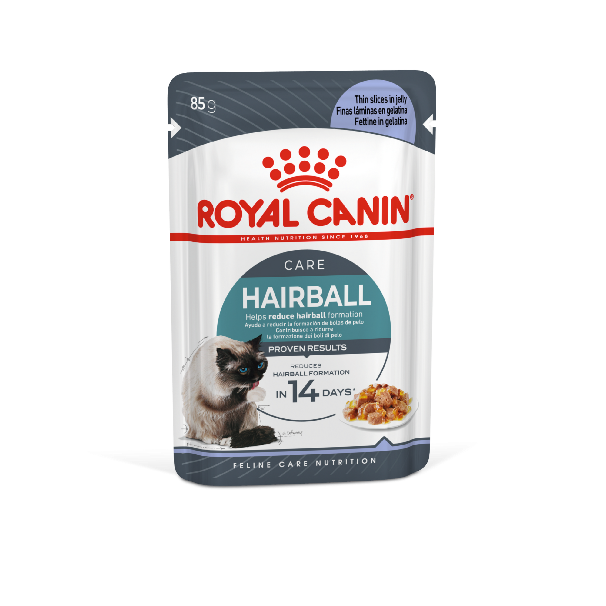 Feline Care Nutrition Hairball Care Jelly (Wet Food - Pouches) 12 x 85 g