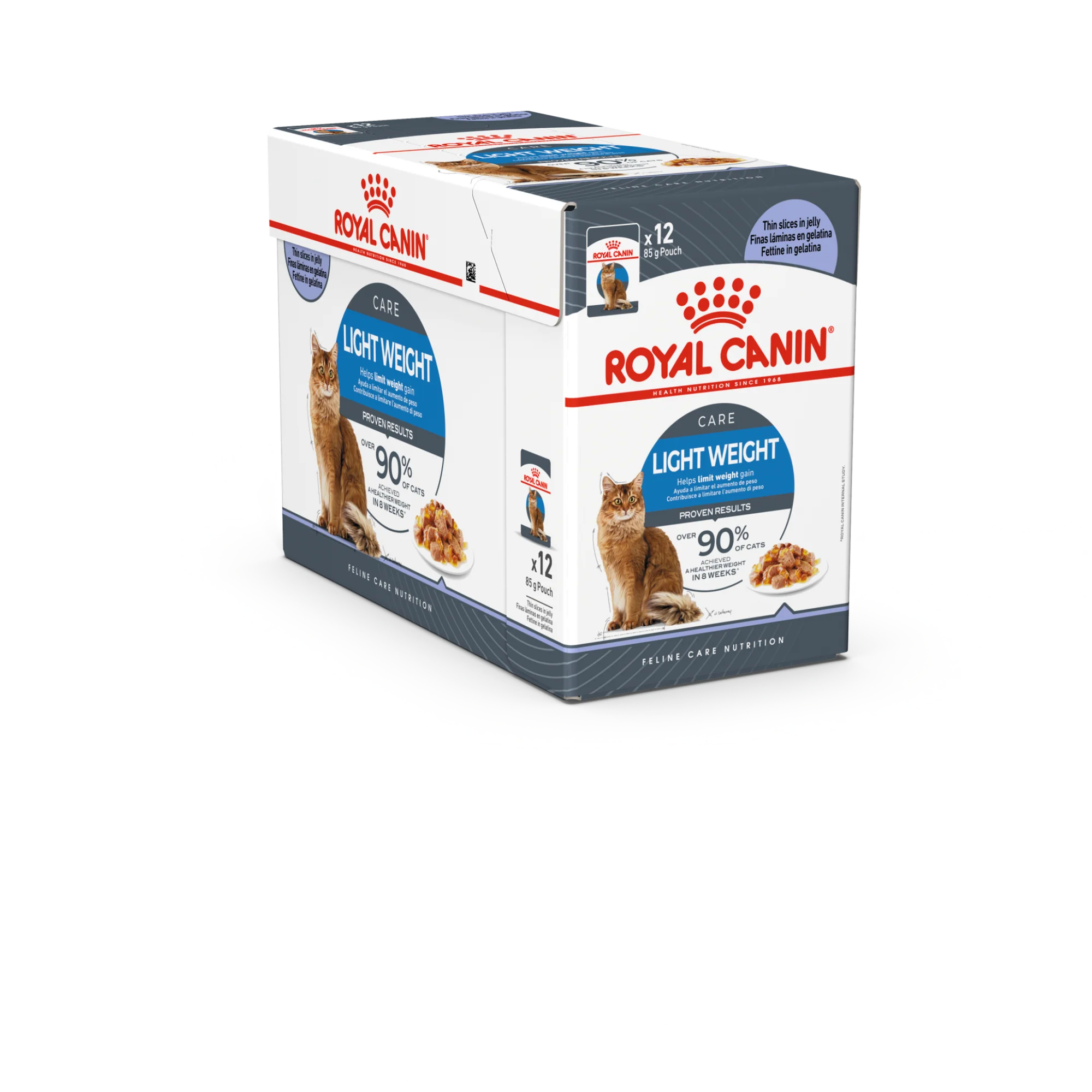 Royal Canin Light Weight Care in Jelly Cat Wet Food – 12 x 85g