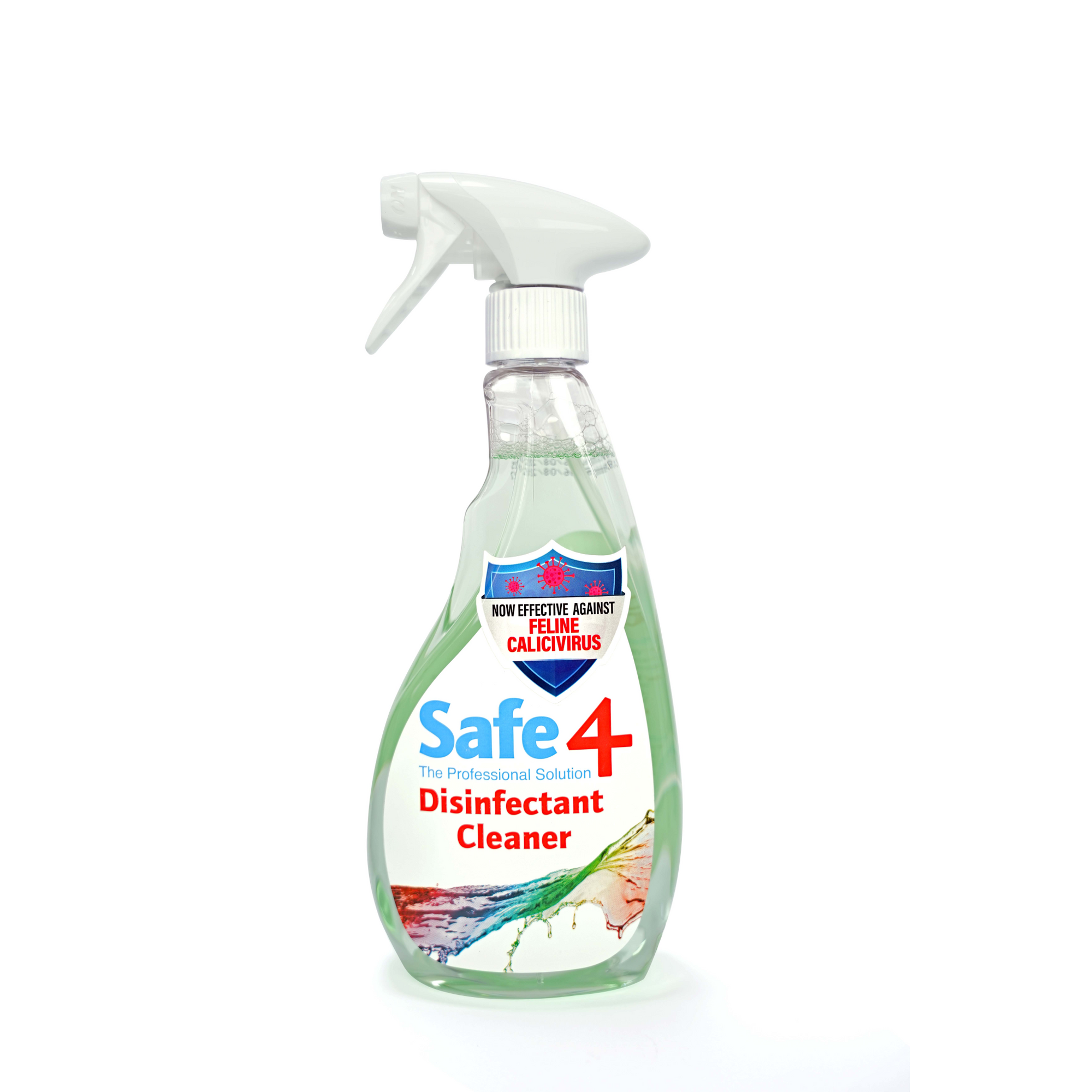 Safe4 Disinfectant Pre-Diluted Spray 1:10 Dilution, Apple Scent, Enhanced Formula, 500 ml
