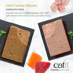 Catit Cuisine Ocean Fish Mousse with Tuna & Salmon, 90 g Tetra, 12pcs/box