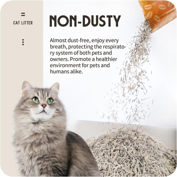 Clumping 5-in-1 Cat Litter Coffee Scent 6 L