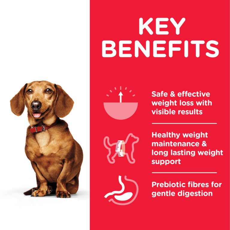 Hill's Science Plan Perfect Weight Small & Mini Adult Dog Food With Chicken (1.5kg)