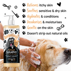 Bugalugs Oatmeal with Coconut & Lime Dog Shampoo- 500ML