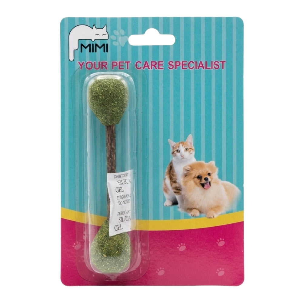 Natural Cat Double Ball &amp; Stick Chew Toy