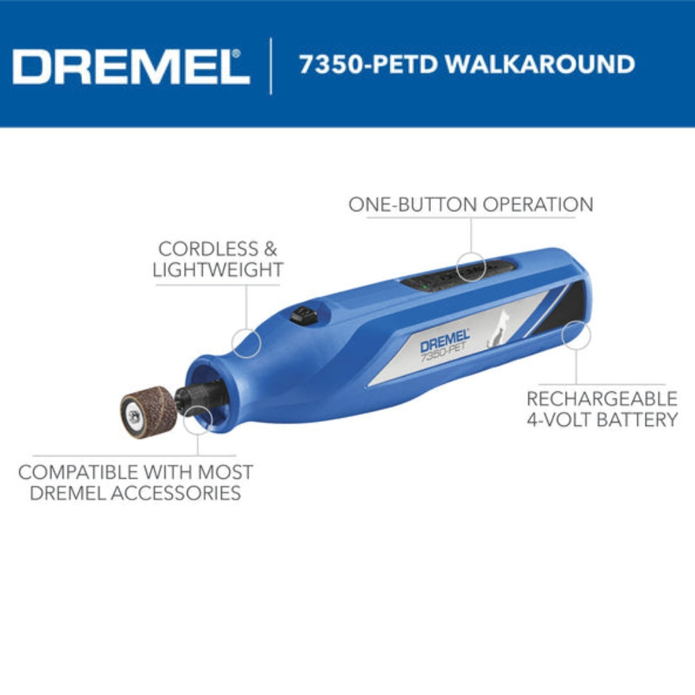 Dremel Cordless Pet Nail Grinder Kit
