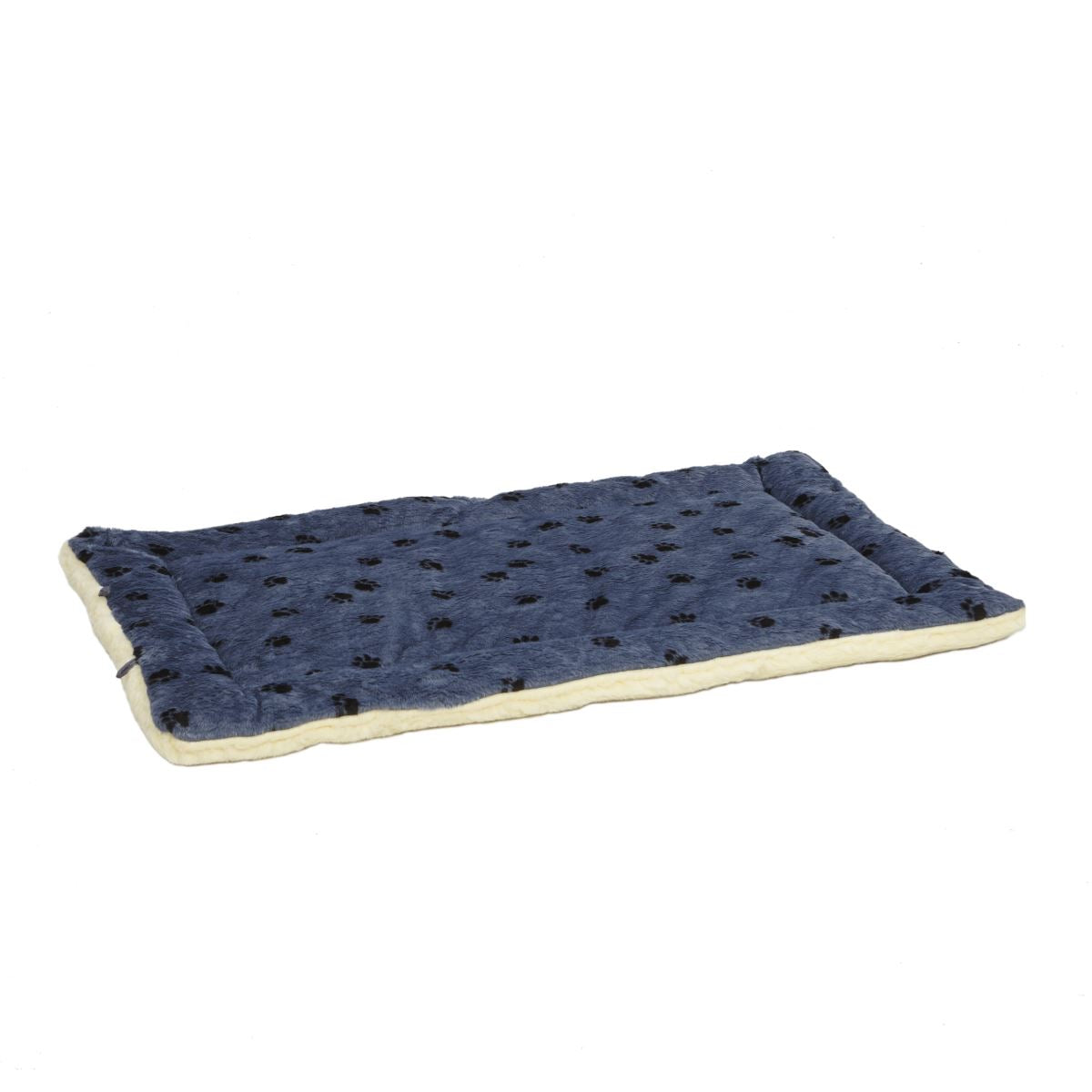 QuietTime Reversible Paw Print Fleece Pet Bed