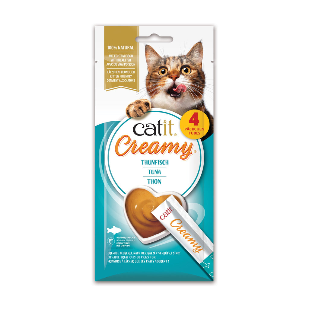 Catit Creamy Lickable Treats, Tuna, 12pk/box