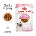 Feline Health Nutrition Kitten Gravy (Wet Food - Pouches) 12 x 85 g - 1 Box