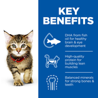 Hill’s Science Plan Kitten Wet Cat Food Multipack with Chicken, Turkey Pouches (12x85g)