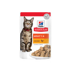 Hill's Science Plan Adult Wet Cat Food Chicken Pouches (12x85g)