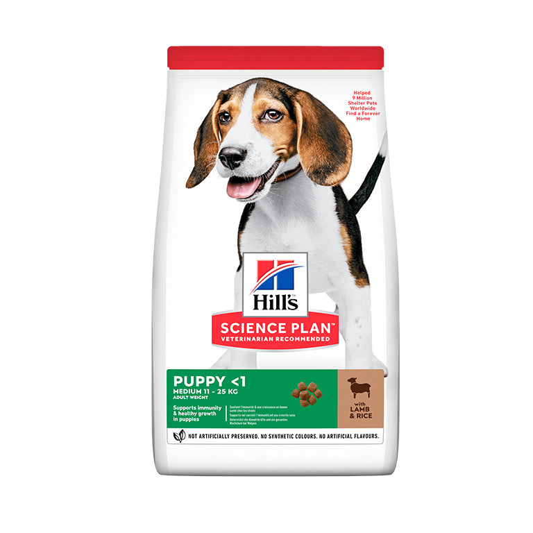 Hill's Science Plan Medium Puppy Food with Lamb&rice