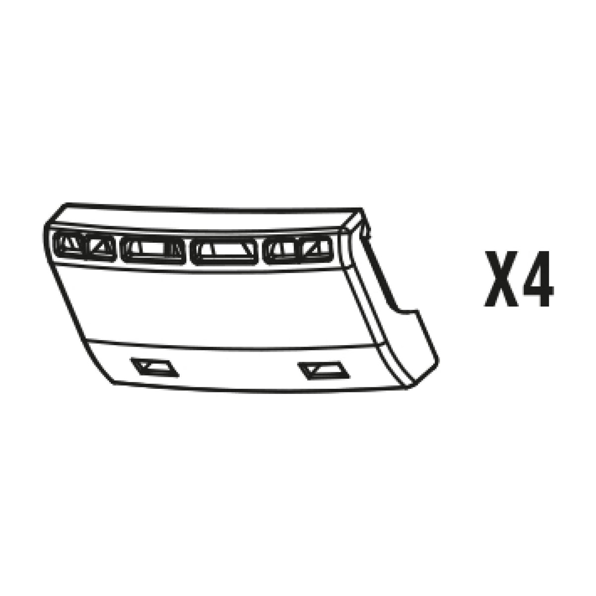 Mega Filtra Replacement Opening/Closing Hooks 4/pk