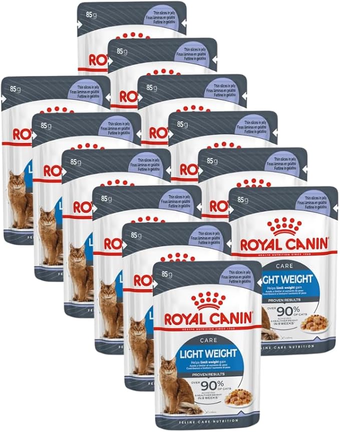 Royal Canin Light Weight Care in Jelly Cat Wet Food – 12 x 85g