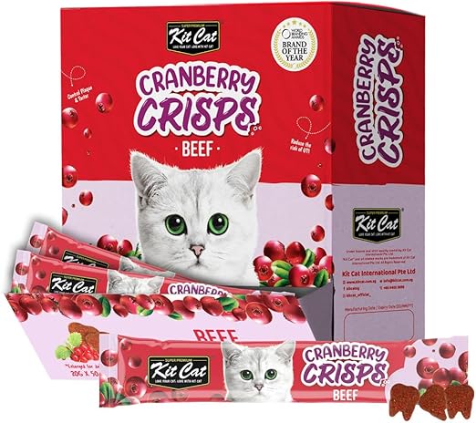 Kit Cat Cranberry Crisps Beef 1 Box (20g x 50 sachets)