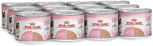 Royal Canin Feline Health Nutrition Mother & Babycat Mousse (Wet Food Cans) 195 g