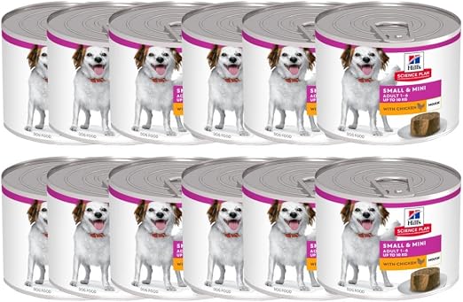 Hill's Science Plan Small and Mini Adult Dog Mousse (12x200g)
