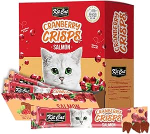 Kit Cat Cranberry Crisps Salmon 1 Box (20g x 50 sachets)