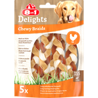 8in1 Delights Chewy Braids XS/S, 5 pcs, 75 g