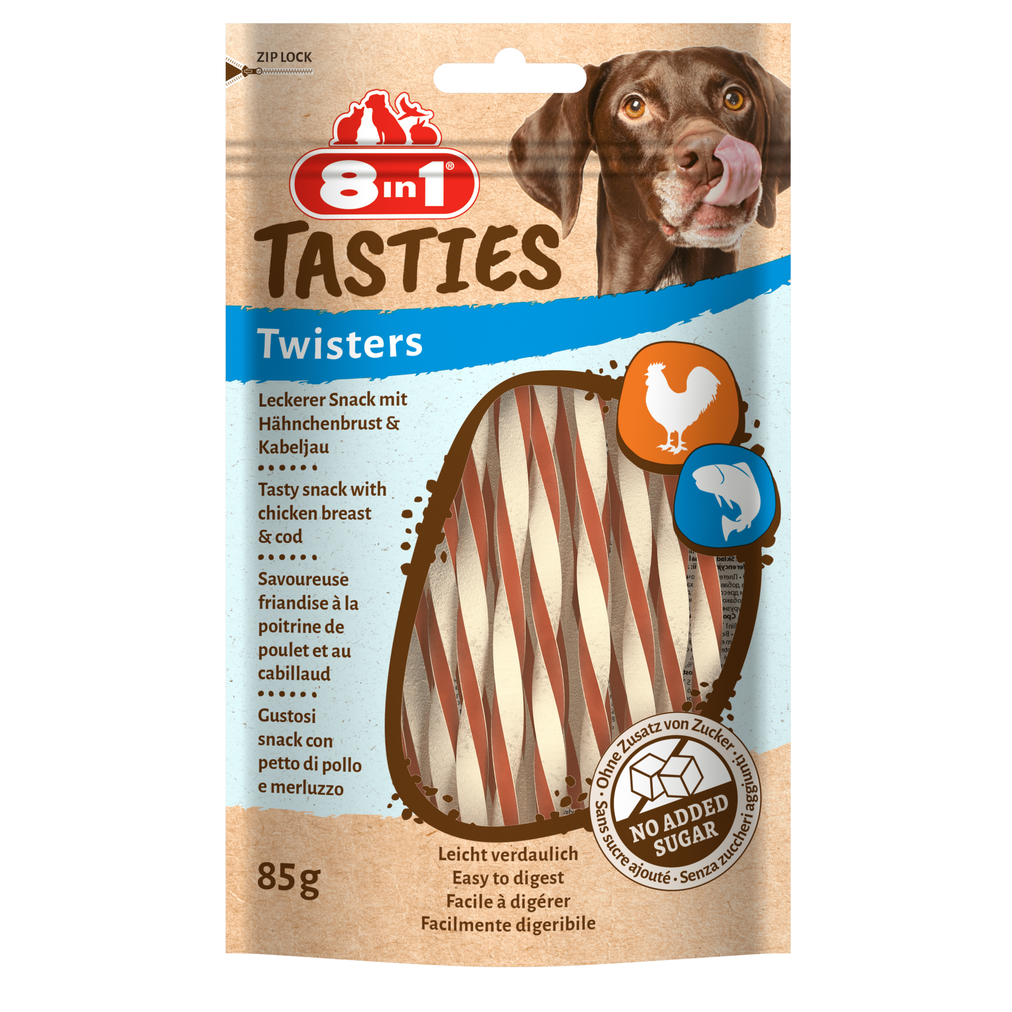 8in1 Tasties Twisters 85 g