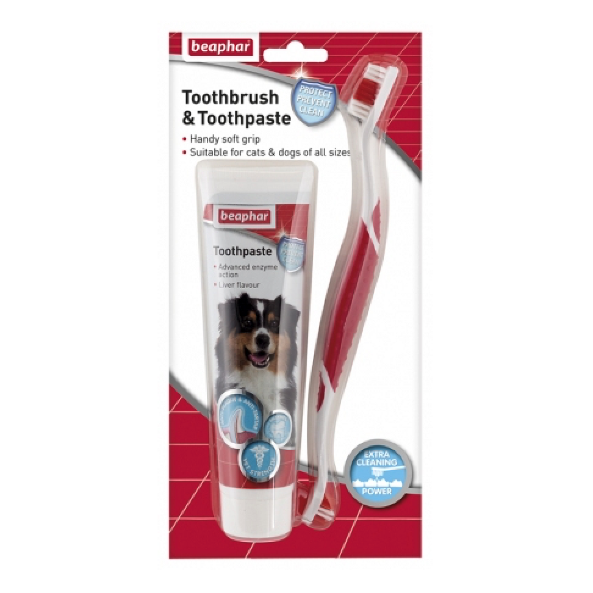 Toothbrush & Toothpaste Combipack for Dogs & Cats