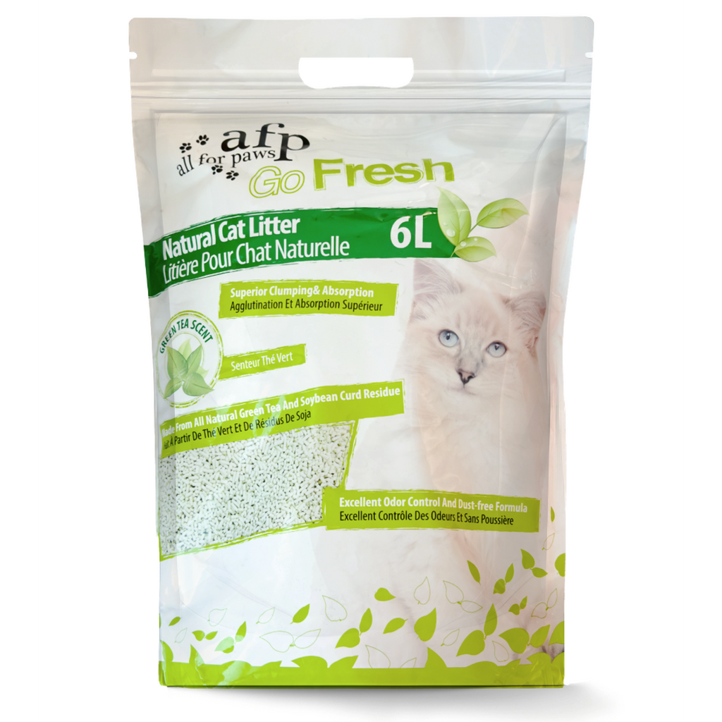 Clumping Natural Cat Litter Green Tea Scent 6 L