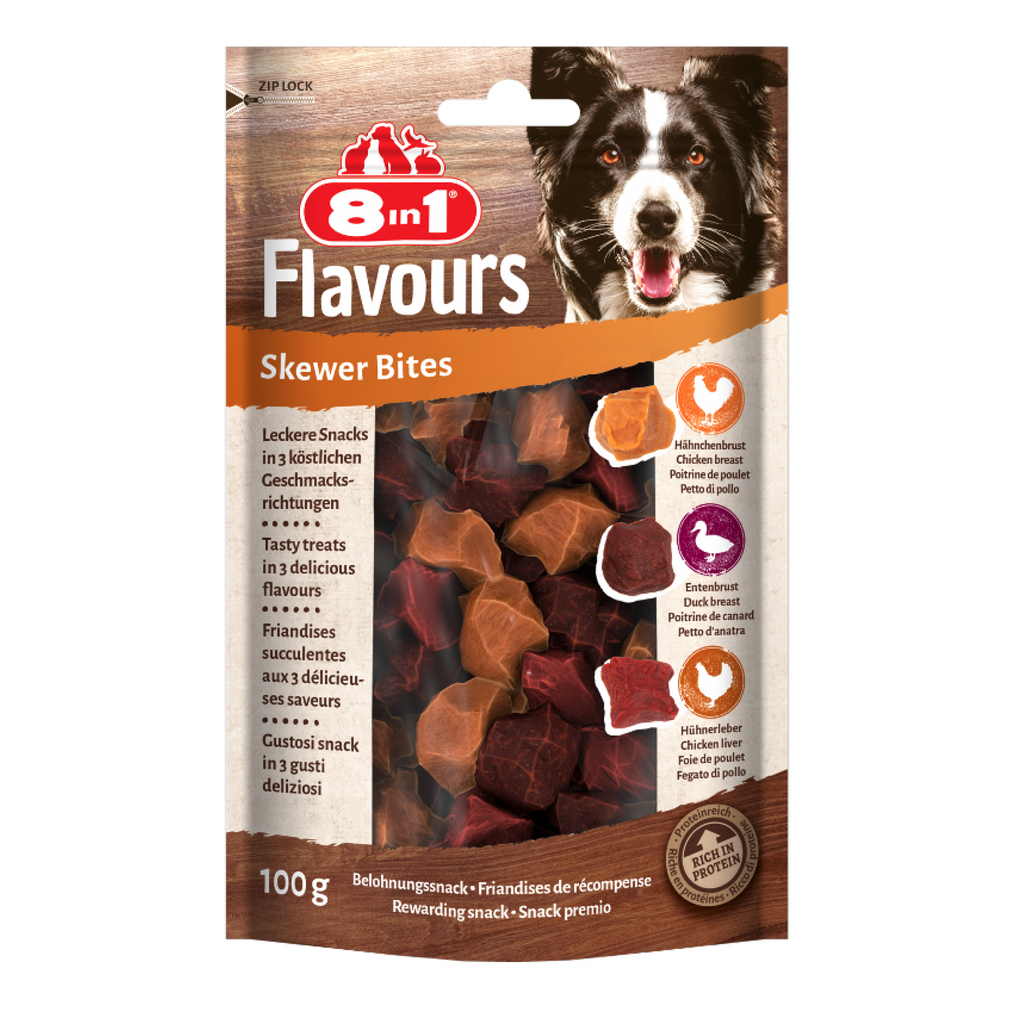 8in1 Flavours Skewer Bites 100 g