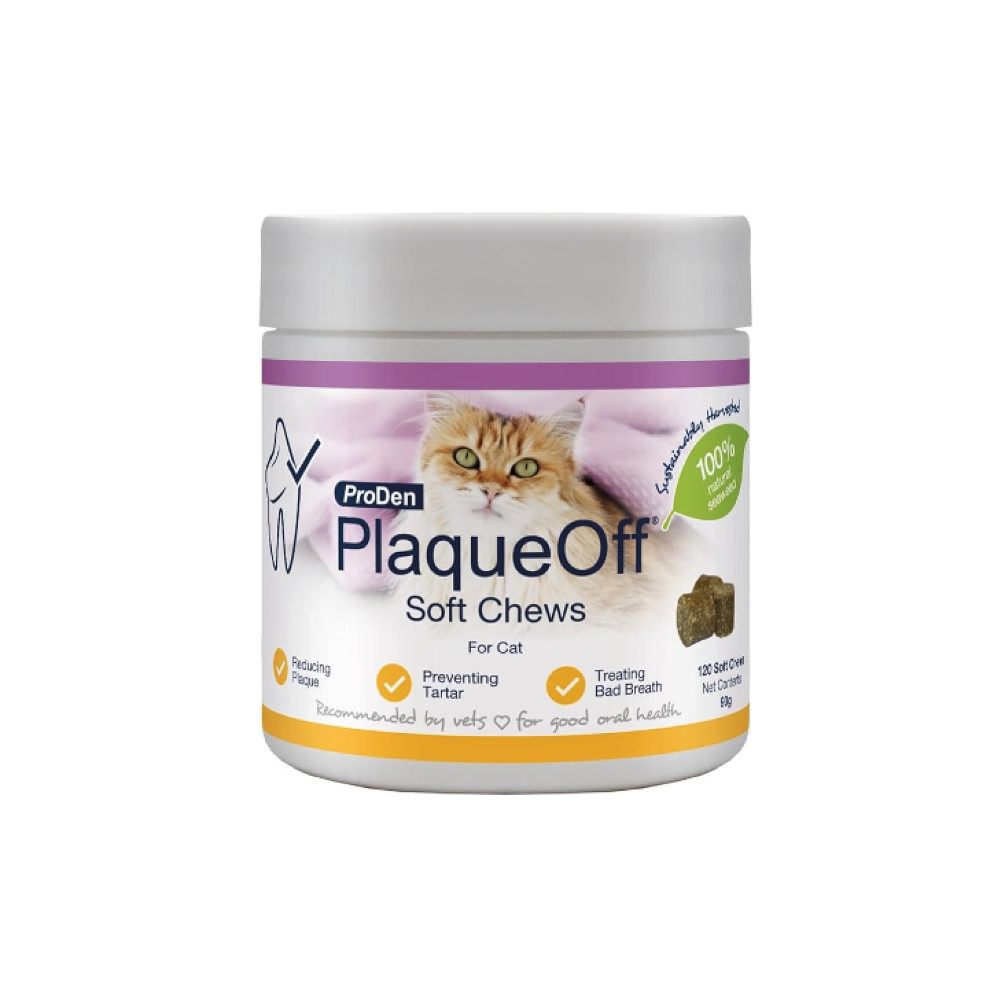 ProDen PlaqueOff Soft Chews for Cats, 120 chews, 90 g