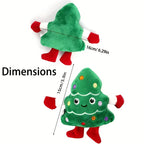 1pc Christmas Tree Plush Toy for Small Dogs
