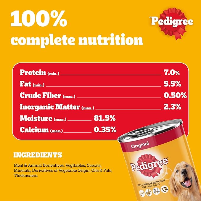 Pedigree Beef Loaf Wet Dog Food - 400G