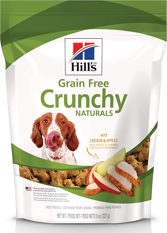 Hill's Science Diet Grain Free Dog Treats, Chicken & Apples Dog Snacks, Healthy Dog Treats, 8 Oz Bag - 200 g