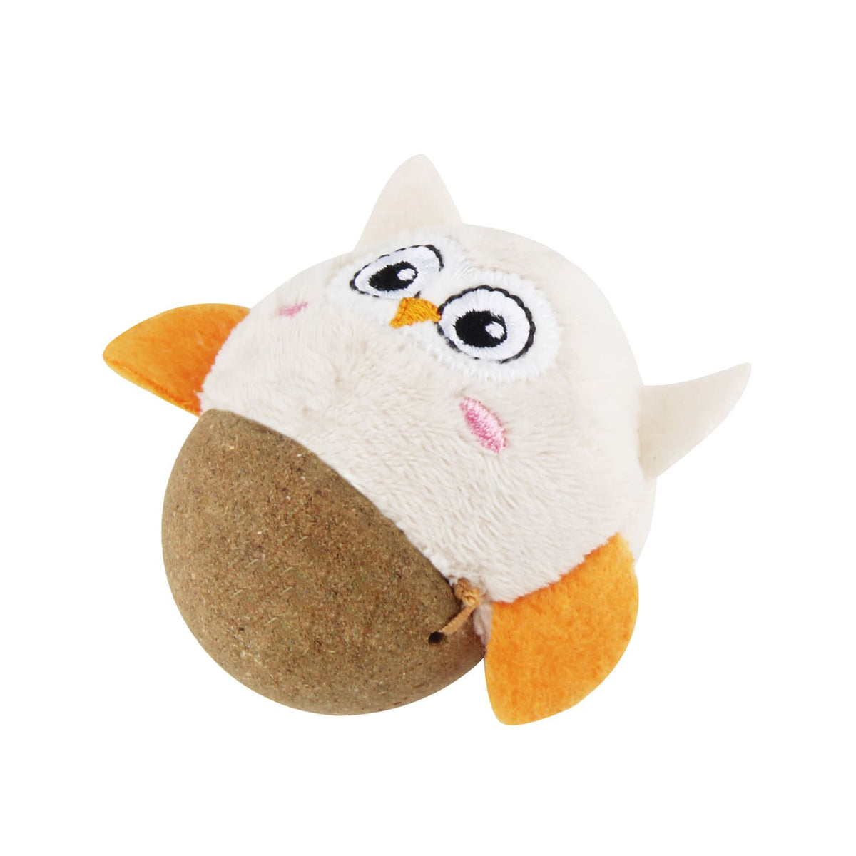 GiGwi Hemispherical Tumbler Toy with Catnip – Owl