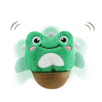 GiGwi Hemispherical Tumbler Toy with Catnip – Frog