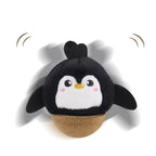 GiGwi Hemispherical Tumbler Toy with Catnip – Penguin
