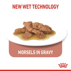 Royal Canin Indoor Sterilised 7+ in Chunks In Gravy Cat Wet Food 12 x 85 g - Pack of 12