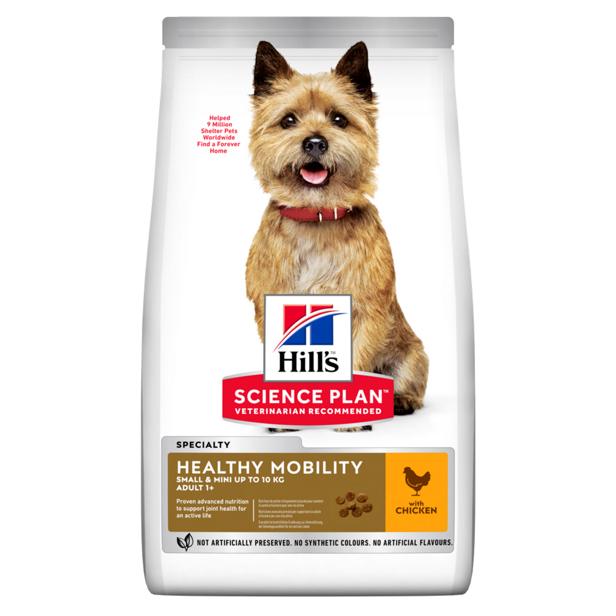 HILL’S SCIENCE PLAN Healthy Mobility Small & Mini Adult Dog Food with Chicken (1.5 kg)