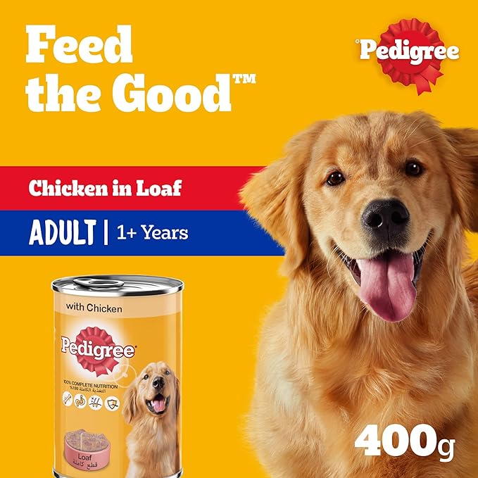 Pedigree Chicken Loaf Wet Dog Food - 400G