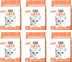 Kit Cat Soya Clump Soybean Litter  Peach 7L(1 Box  6pcs)