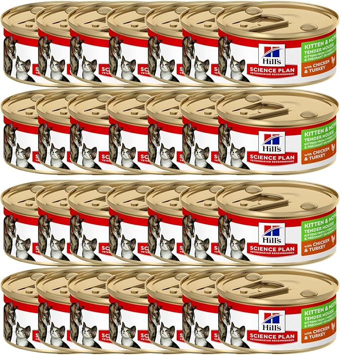 Hill's Science Plan Kitten & Mother Mousse with Chicken & Turkey(24x85g)