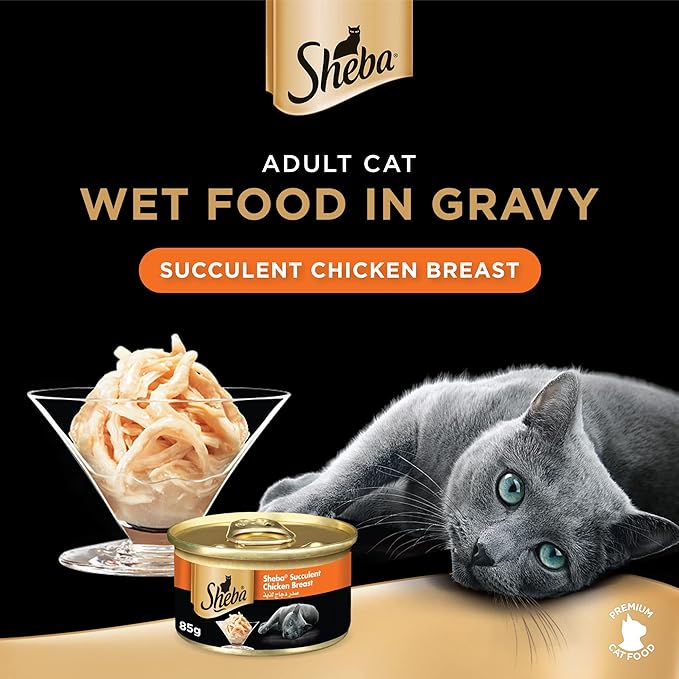 Sheba Succulent Chicken Breast - 85G