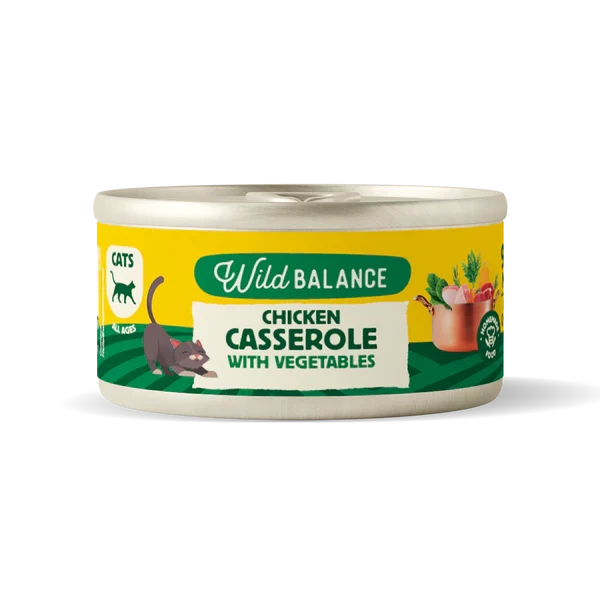 Wild Balance Chicken Casserole with Vegetables Wet Cat Food - 80G