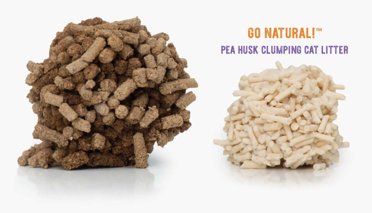 Catit Go Natural! Pea Husk Clumping Cat Litter, Vanilla Scent 2 x 2.8 kg (5.6 kg)